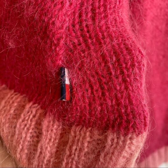 Tommy Hilfiger Y2K Pink Mohair Blend Cardigan Sweater - Picture 8 of 9